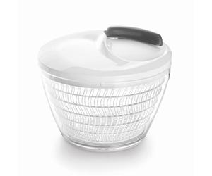 Lacor - 61400 - MINI Centrifugeuse haute vitesse, système EasySpeed, 3 pcs: Draineur, Grille, Bol, 100% sans BPA, Ø 19 x 16 cm, Blanc