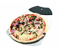 LACOR 61461 Plat à Pizza en Acier Inoxydable