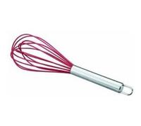 Lacor Fouet en silicone 61621 – 20 cm – argent/rouge