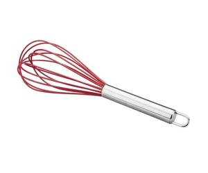 Lacor 61622 - Fouet en silicone 25 cm - Rouge | Ustensile professionnel durable; conçu pour un rendement optimal y nettoyage rapide et facile au lave-vaisselle