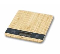 Lacor Pèse-personne Bamboo 61712 — 21,8 x 18,8 x 2,1 cm, acier 18/10