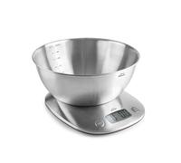Lacor 61727 - Échelle numérique, haute précision, bol amovible, Acier | Ustensile professionnel durable; conçu pour un rendement optimal y nettoyage rapide et facile au lave-vaisselle