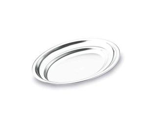 Lacor 61835 Plat Ovale 35 cm, Argent