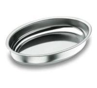 Lacor Plat à gratin ovale 38 cm en acier inox