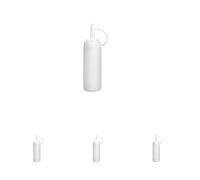 LACOR 61970 Bouteille avec Bouchon 700 ml, Ecru (Lot de 4)