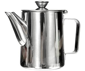 Lacor 62135 - Cafetière en acier inoxydable Acier classique. 0,35 litre | Fabriqué en acier inoxydable de qualité alimentaire; haute résistance à la corrosion et usure quotidienne