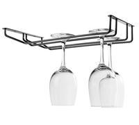 Lacor 62265 - Porte-gobelet, acier inoxydable, noir métallique, double