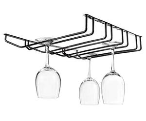 Lacor 62266 - Porte-gobelet, acier inoxydable, noir métallique, quad...