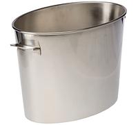 Lacor 62338 - Seau de refroidissement ovale en acier inoxydable