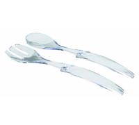 Lacor 62399 Fourchette + Cuillère à Salade Acrylique 30 cm