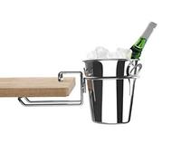 Lacor Support de table refroidisseur de vin 18 cm en acier inoxydable argenté