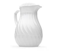 Lacor 62491 Pichet Isotherme en Polycarbonate 1,2 Litres, Blanc