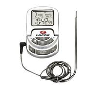 Lacor 62498 Thermomètre Numérique avec Sonde, Blanc