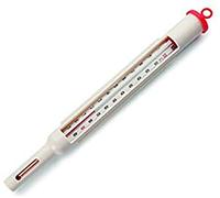 Lacor 62532 Thermomètre à Lait Verre/Protecteur Polypropylène Transparent