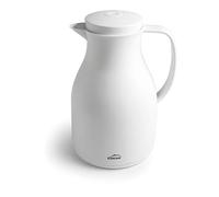 Lacor Carafe isotherme 62579 – double paroi, intérieur en verre, sans BPA – 1,5 L, blanc