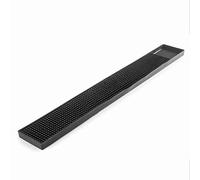 Lacor - 62628 - Tapis ou Tapis de Bar 100% antidérapant en Caoutchouc thermoplastique, pour éviter Les Gouttes de costiques ou de bébés, sans bisphénol A, Dimensions 60 x 8 x 1,8 cm, Noir