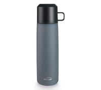 LACOR - 62668 - Thermos Bouteille Eira, 300 ml, Acier Inoxydable 18/10, Double Paroi, Hermétique avec Ouverture par Pression, Thermos pour Café, Eau et Infusions, Sans BPA, Argent