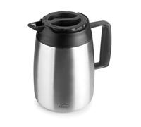 Lacor - 62712 - Serveur Thermique Large, 2 L, Double Paroi en Acier Inoxydable, Isolation Thermique, Bouche de 8 cm de Large, Bouchon à Vis avec Bouton, Garde les Boissons Chaudes Ou Froides