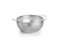 Lacor 62732 - Égouttoir inox 18/10 (Ø22 cm) avec poignées, multifonction pour égoutter, filtrer et tamiser, idéal pour légumes, pâtes, riz, empilable et compatible lave-vaisselle.