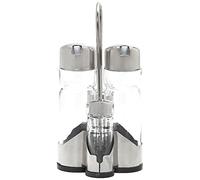 Lacor 62864 - Ensemble de cruet basique en 4 pièces avec support | Ustensile professionnel durable; conçu pour un rendement optimal y nettoyage rapide et facile au lave-vaisselle