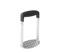 Lacor - 62897 - Broyeur de Pommes de Terre Cuites, Presse à Pommes de Terre, Ustensiles de Cuisine, Durabilité Maximale, Poignée Ergonomique, Lavable au Lave-Vaisselle, Acier Inoxydable 18/10, Noir