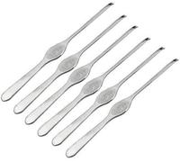 Lacor 62976 Ensemble de 6 Curettes à Homard en Inox, Argenté