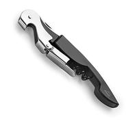 LACOR - 63044 - Tire-bouchon en acier inoxydable, tire-bouchon + ouvre-bouteille + lame courte Capsules