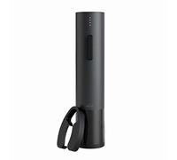 Lacor Tire-bouchon électrique Black Luxe – acier inoxydable, USB, LED, Ø 4,8×22 cm – noir mat