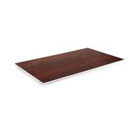 Lacor - 63086 - Plateau rectangulaire en bois, Mélamine, Sans BPA, 32.5x17.5 cm, Empilable, Passe au lave-vaisselle, Ne convient pas au four ou au micro-ondes
