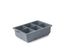 Lacor - 63339 - Seau à Glace, Silicone Ice XL, 6 grands glaçons carrés, Flexible, Sans BPA, 4.5 x 4.5cm