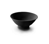 Lacor 63361 - Bol rond en mélamine 17Ø - Noir Qualité Professionnelle
