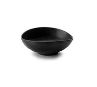 Lacor – Plat ovale en mélamine 24 x 20 x 7 cm – Noir
