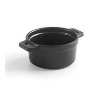 Lacor - 63390 - Mini casserole, Casserole sans couvercle, En mélamine, Lave-vaisselle, Sans BPA, Ø9 cm, 150 ml, Noir