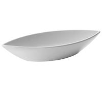 Plateau oval en mélamine clasica Lacor Blanc 32x12x6 cm