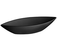 LACOR - 63567 - Plat en mélamine Ovale Classic 32 x 12 x 6 cm - Noir