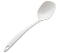 Lacor 63601-cuillère droite en mélamine classique-25 cm-blanc Blanc G
