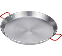 Lacor Plat à paëlla 63647 en tôle acier 46 cm Noir