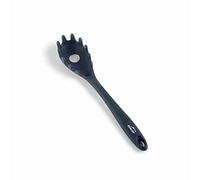 Lacor - 64470 - Serveur à spaghetti gris, Cuillère à pâtes, Silicone, Ustensiles de cuisine, Poignée ergonomique, Antiadhésif, Résistant aux hautes températures, Lave-vaisselle, Longueur 27 cm