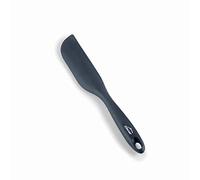 Lacor - 64471 - Spatule de cuisine grise, Statula étroite, Silicone, Ustensiles de cuisine, Poignée ergonomique, Antiadhésif, Résistant aux hautes températures, Lave-vaisselle, Longueur 27 cm
