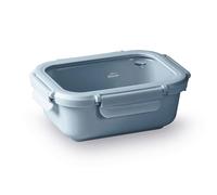 LACOR - 64640 - Récipient Ceram Blue, Céramique, 400 ml, Passe au micro-ondes, Va au four, 100% hermétique, Sans plomb, sans cadmium et sans nickel, Système ClipLock