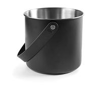 Lacor 65420 65420-Bottle Cooler, Moon Black, Stainless Steel, 20 cm, 18/10 Steel