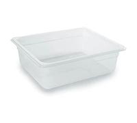 Lacor 66210 - Heures Polypropylène GN-Conteneur 1/2, 265 x 325 x 100 mm | Ustensile professionnel durable; conçu pour un rendement optimal y nettoyage rapide et facile au lave-vaisselle
