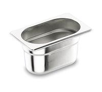 Lacor 66310Z Bac 1/3 en Inox 176 X 325 X 100 cm | Fabriqué en acier inoxydable de qualité alimentaire; haute résistance à la corrosion et usure quotidienne