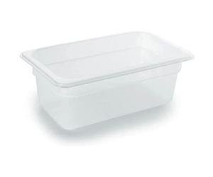 Lacor 66320 - polypropylène Bac GN 1/3, empilable, fermeture hermétique | Ustensile professionnel durable; conçu pour un rendement optimal y nettoyage rapide et facile au lave-vaisselle
