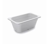 Lacor 66410E - GN-Behalter mélamine GN1/4 265 x 162 x 100 mm | Ustensile professionnel durable; conçu pour un rendement optimal y nettoyage rapide et facile au lave-vaisselle