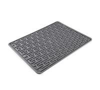LACOR - 66774 - Égouttoir en Silicone pour Assiettes et Couverts, égouttoir de Drainage, Tapis pour séchage de la Vaisselle, Plateau en Caoutchouc Enroulable, sans BPA, 43 x 32,5 cm, Noir