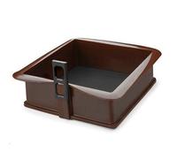 Lacor 66777-Moule Démontable Carré 21x 21x 7cm, Couleur Marron