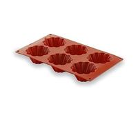 Lacor 66819 Moule Briochette 6 Cavités | Ustensile professionnel durable; conçu pour un rendement optimal y nettoyage rapide et facile au lave-vaisselle