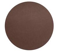 LACOR 66835 Set de Table Rond en Cuir Marron Ø 40 cm