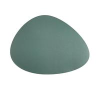 Lacor - 66845 - Set de Table Ovale Saura, Cuir 100% recy abriqué en Espagne, Produit Artisanal, Durable et résistant, certifié Oeko-Tex, épaisseur 1,6 mm, 45 x 35 cm